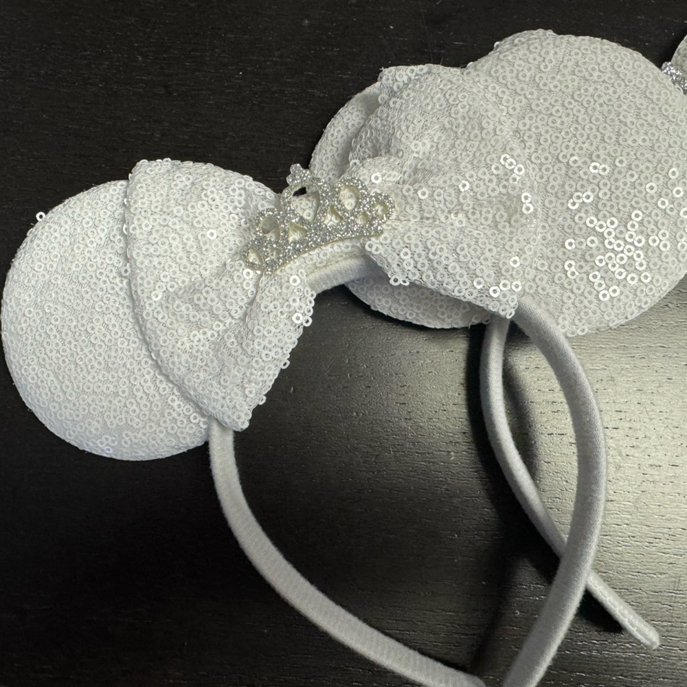 White Disney ears